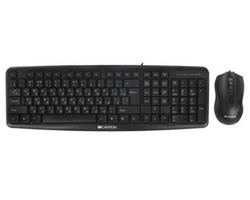 Клавиатура+мышь CANYON CNE-CSET1 черный USB