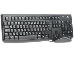 Клавиатура + мышь Logitech Desktop MK120 Black USB